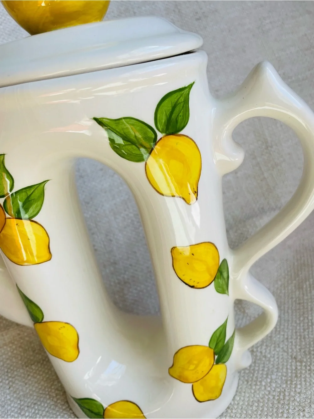 Vintage ceramic lemon